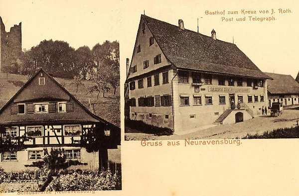 Restaurants Baden-Württemberg Multiview postcards