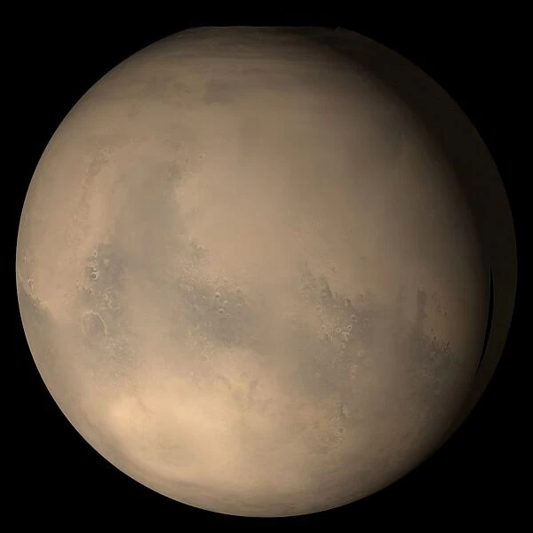 Mars. December 25, 2003 - This is how Mars appeared to the Mars Global Surveyor 