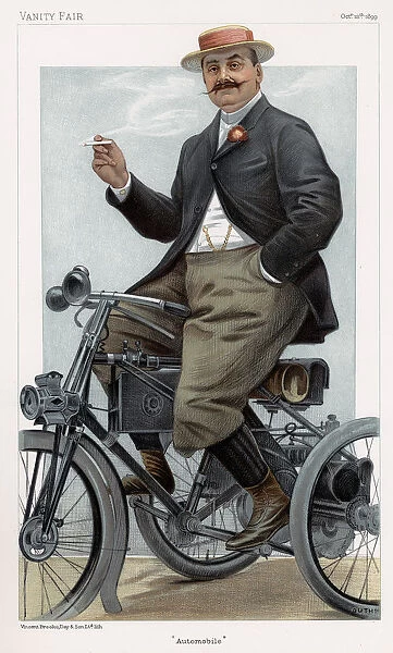 Albert, Comte de Dion, French engineer, 1899