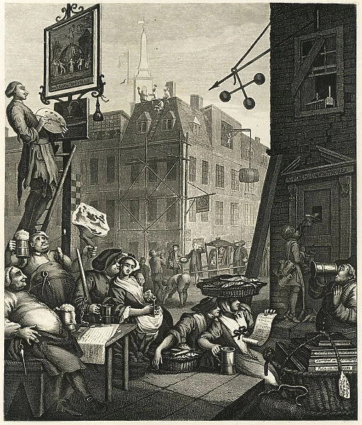 Beer Street and Gin Lane 1, 1751