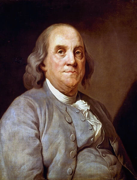 Benjamin Franklin, American statesman, printer and scientist, 1778