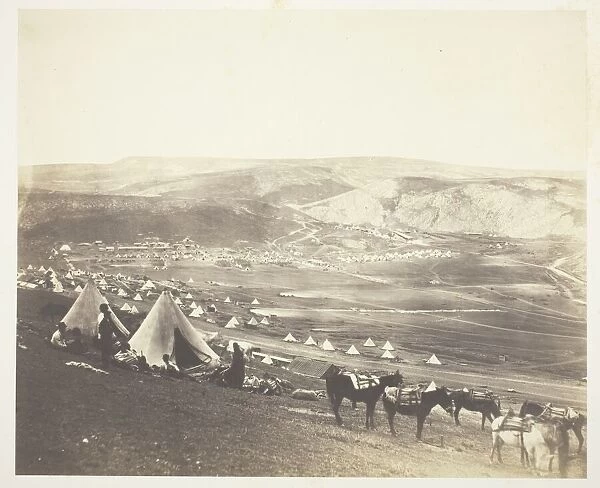 Cavalry Camp, Balaklava, 1855. Creator: Roger Fenton