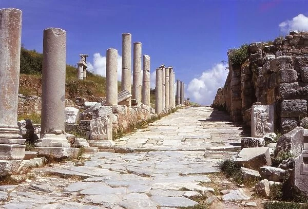 Curetes Street, leading to the State Agora, Ephesus, Turkey, 20th century. Artist: CM Dixon