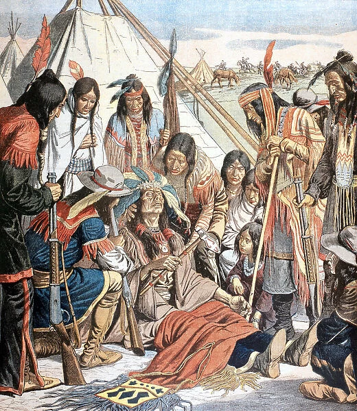 Death of Joseph Chief of the Nez-Perce, (1877) 1904