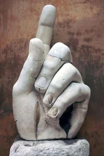 Hand from a colossal Roman statue, 3rd century BC
