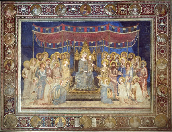 Maesta, 1315-1321. Artist: Martini, Simone, di (1280  /  85-1344)