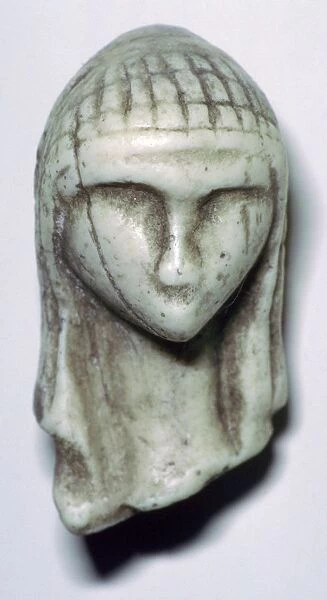 Paleolithic ivory female head