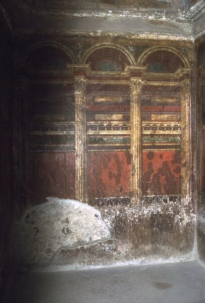 Pompeii, architectural fresco, c1st century