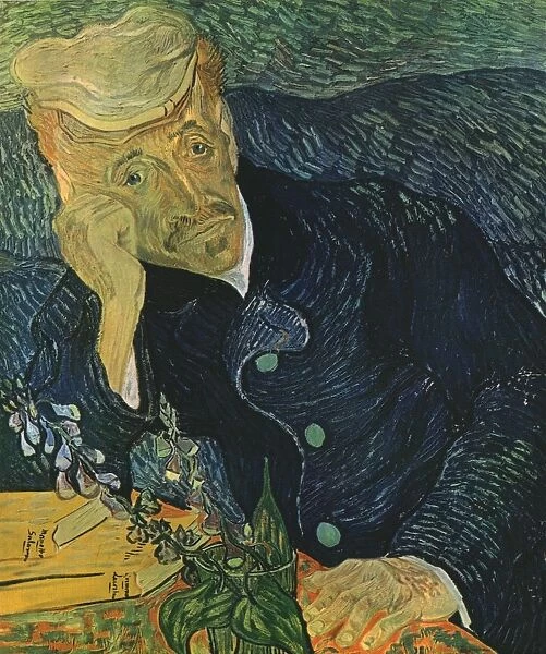 Portrait of Dr Paul Gachet, June 1890, (1947). Creator: Vincent van Gogh