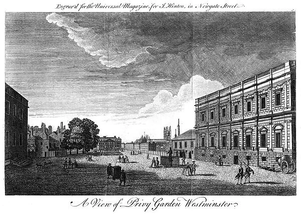 Privy Garden Westminster, London, 18th century