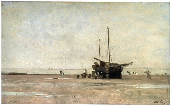 The Seashore, end of the 1860s early 1870s. Artist: Charles Francois Daubigny