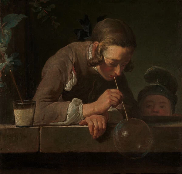 Soap Bubbles, ca. 1733-34. Creator: Jean-Simeon Chardin