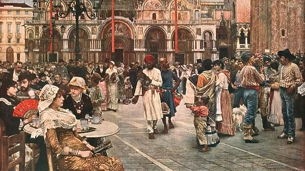 St Marks Square, Venice, 1883, (c1902). Creator: Unknown