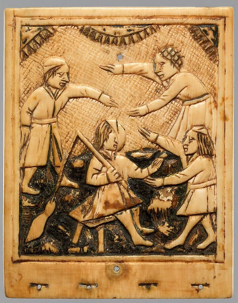 Upper Leaf of Sundial, German, ca. 1500. Creator: Unknown