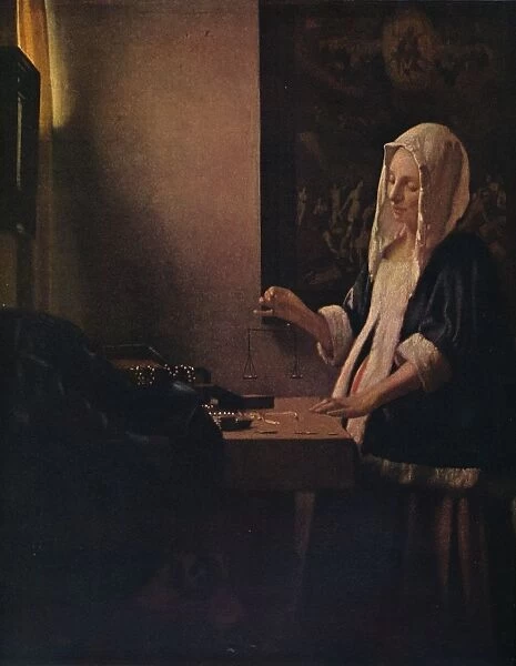 Woman Holding a Balance, c1664. Artist: Jan Vermeer