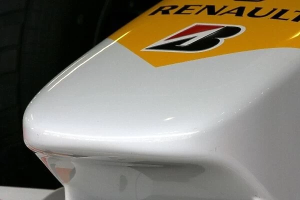 Formula One Testing: Renault R29 nose cone