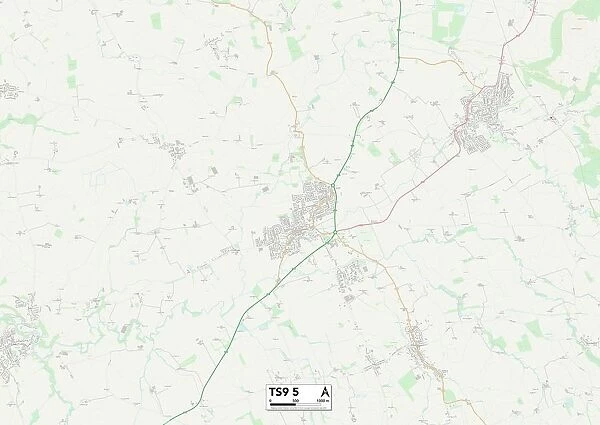 Hambleton TS9 5 Map