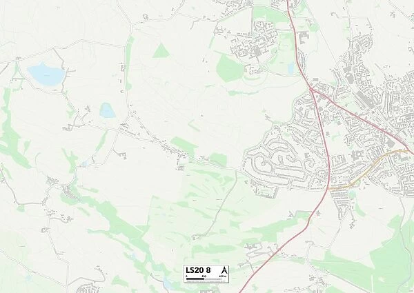Leeds LS20 8 Map