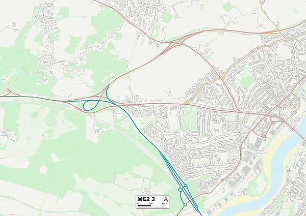 Medway ME2 3 Map