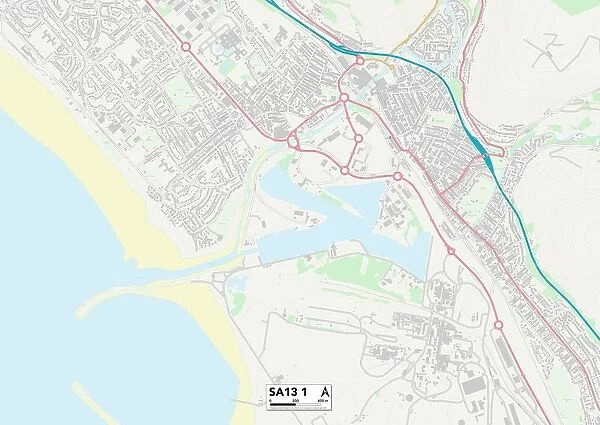 Neath Port Talbot SA13 1 Map