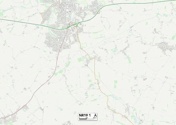 Norfolk NR19 1 Map