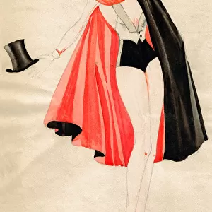 Black Cloak Girl - Murrays Cabaret Club costume design
