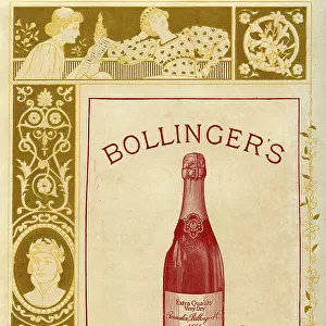 Bollinger Champagne Advertisement 1900 London