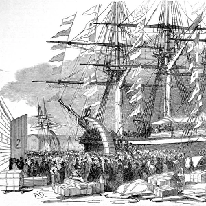 Departure of the Emigrant Ship Ballengeich, Southampton, 1
