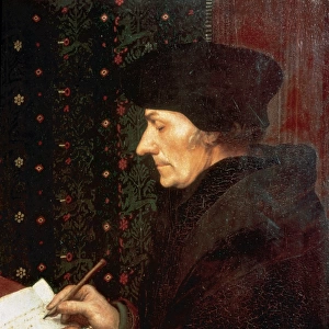 Desiderius Erasmus of Rotterdam (1466 / 1469-1536). Dutch huma