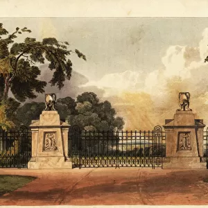 Design for a Regency park entrance