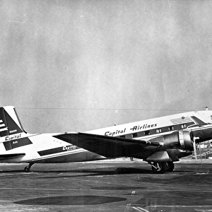A Douglas Super DC-3 N16019 of Capital Airlines