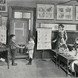 Fleet Road School, Hampstead, London - Learning the Alphabet