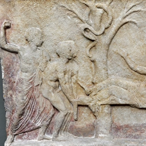 Greek art. A gift for the god of healing. Macedonia. Asklepi