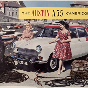 Poster advertising Austin Cambridge car