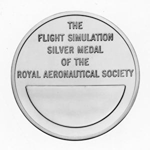 Royal Aeronautical Society Flight Simulation Silver Medal