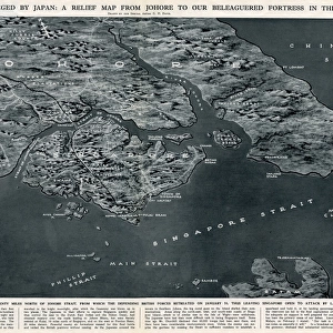 Singapore besieged by Japan, by G. H. Davis