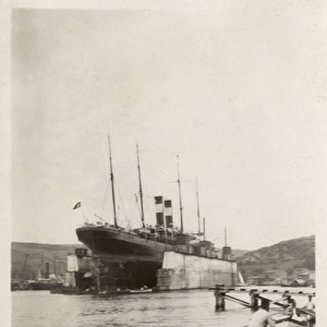 Turkish Floating dock in the Bosphorus
