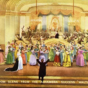 Waltzes from Vienna at the Alhambra, London, ballroom scene