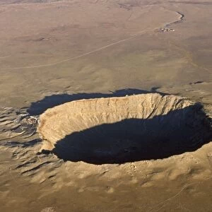 Barringer Meteor crater Located East of Flagstaff, Arizona, USA