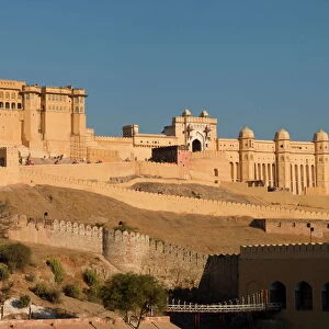 The Amber Fort, Jaipur, Rajasthan, India, Asia