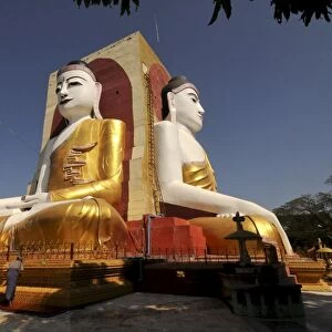 KyaikPun Buddha, Bago, Myanmar, Asia