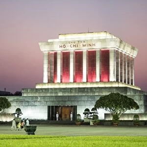 The mausoleum to Ho Chi Minh in Hanoi, Vietnam, Indochina, Southeast Asia, Asia