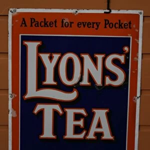 Lyons Tea vintage advertising poster