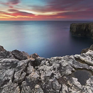 Italy, Sicily, The cliffs of Capo Murro di Porco, Plemmirio Natural Reserve
