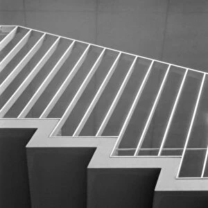 Asia, Japan, Tokyo. Stairs at the Tokyo International Forum in Marunouchi