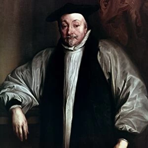 ARCHIBISHOP WILLIAM LAUD. (1573-1645). English prelate. Canvas after Vandyck, c1636