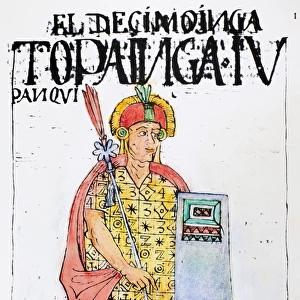 TUPAC YUPANQUI (d. 1493). Tenth Inca ruler of Peru