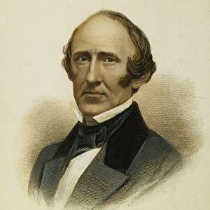 WENDELL PHILLIPS (1811-1884). American abolitionist: colored engraving, 1868