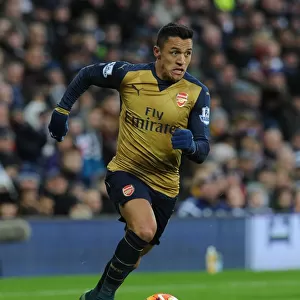 Alexis Sanchez: In Action for Arsenal Against West Bromwich Albion, Premier League 2015-16