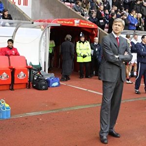 Arsenal manager Arsene Wenger. Sunderland 1: 0 Arsenal, Barclays Premier League
